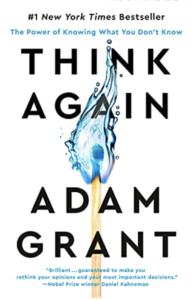 Book cover - Think Again by Adam Grant