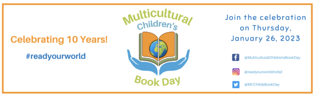 Multicultural Children's Book Day Announcement banner
